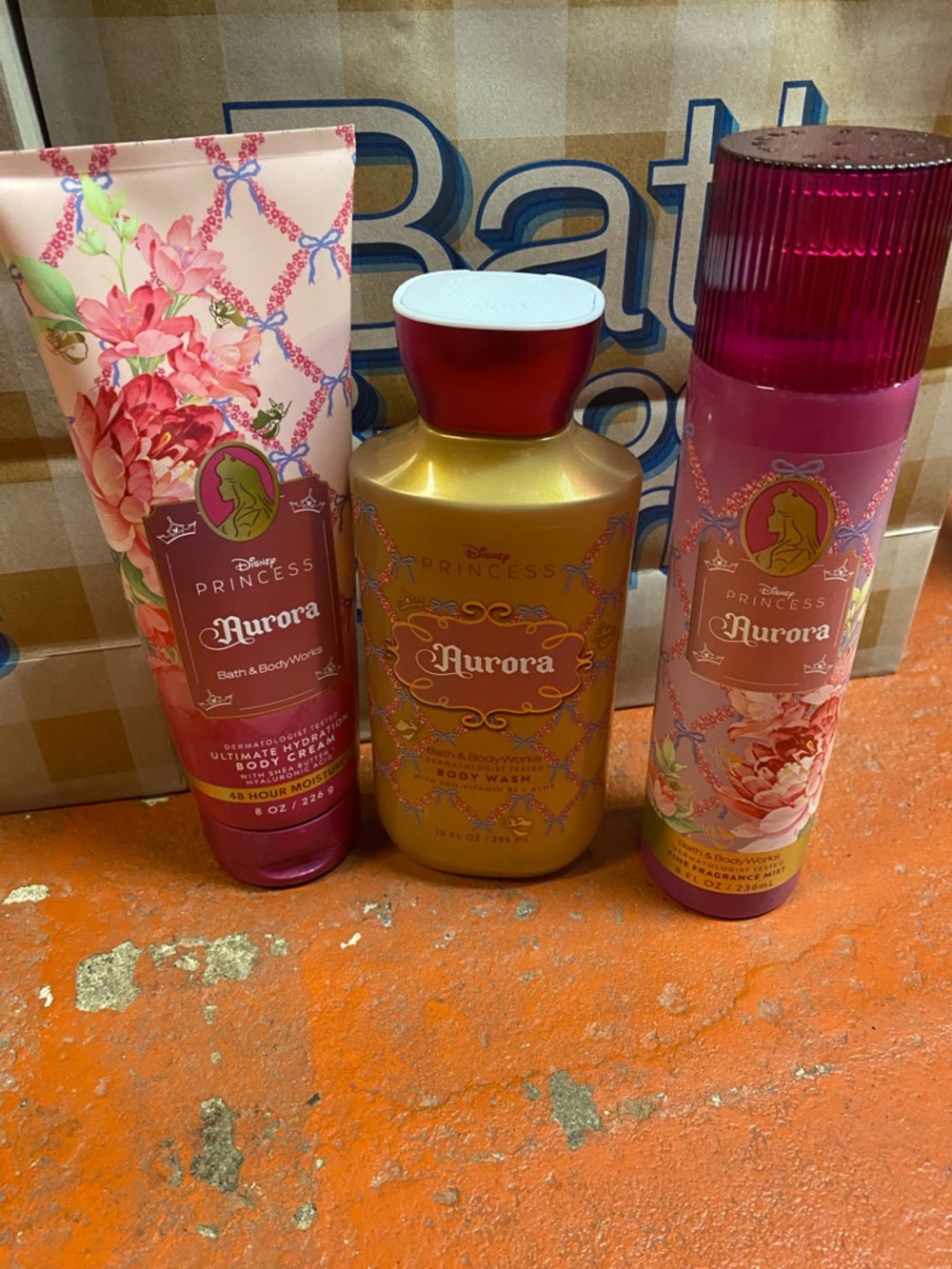 Disney Princess Aurora Bath & Body Works Set